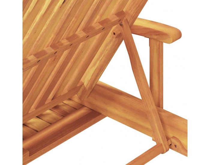Sonata H Шезлонг 3 pcs Таупе 40 x 40 x 40cm Масивна акациева дървесина