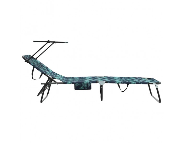 Sonata H Сгъваем шезлонг 2-човек 2 pcs Зелен 56 x 190 x 81cm текстил