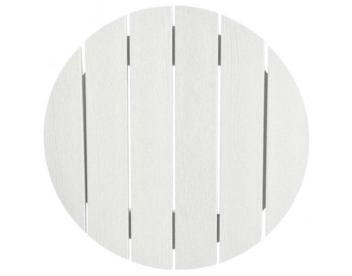 Sonata H Бар маса Бяло 55 x 55 x 107 cm HDPE