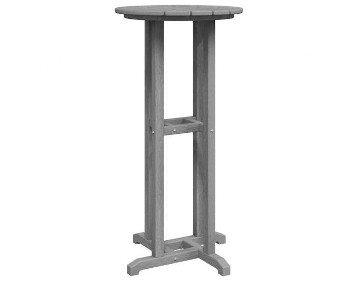 Sonata H Бар маса Светлосиво 55 x 55 x 107 cm HDPE