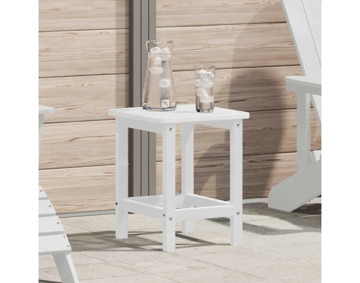 Sonata H Странична маса Adirondack Бяло 38 x 38 x 46 см HDPE