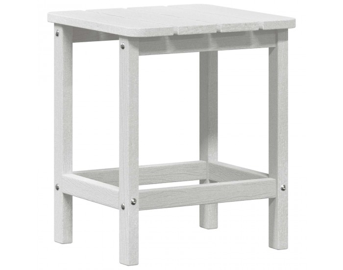 Sonata H Странична маса Adirondack Бяло 38 x 38 x 46 см HDPE