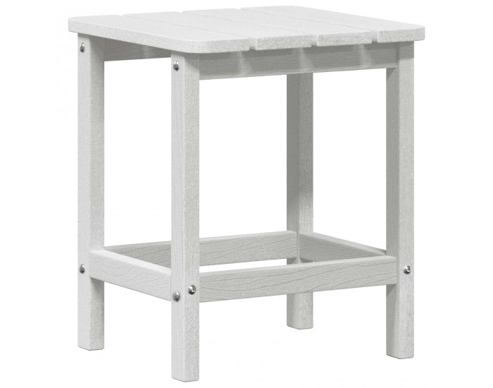 Sonata H Странична маса Adirondack Бяло 38 x 38 x 46 см HDPE