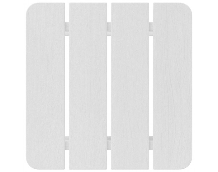 Sonata H Странична маса Adirondack Бяло 38 x 38 x 46 см HDPE