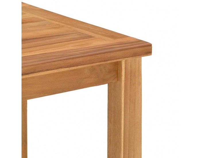 Sonata H Масичка за кафе Кафяво 90 x 50 x 45.5 см Тиково дърво масив