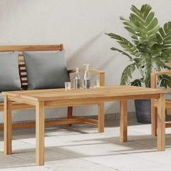 Sonata H Масичка за кафе Кафяво 110 x 55 x 45 cm Тиково дърво масив - Градински маси