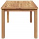 Sonata H Масичка за кафе Кафяво 110 x 55 x 45 cm Тиково дърво масив