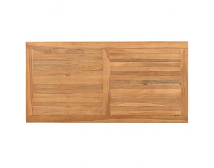 Sonata H Масичка за кафе Кафяво 110 x 55 x 45 cm Тиково дърво масив