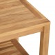 Sonata H Масичка за кафе Кафяво 60 x 60 x 45 cm Тиково дърво масив