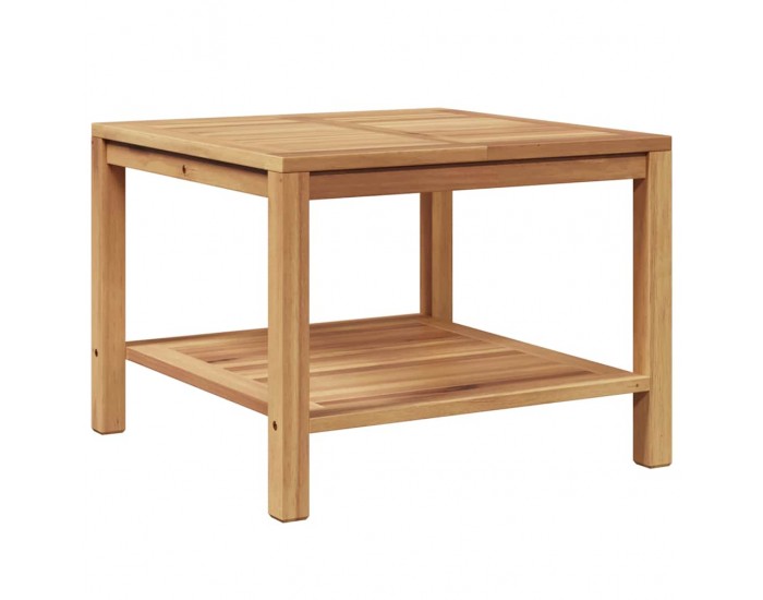 Sonata H Масичка за кафе Кафяво 60 x 60 x 45 cm Тиково дърво масив