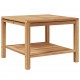 Sonata H Масичка за кафе Кафяво 60 x 60 x 45 cm Тиково дърво масив