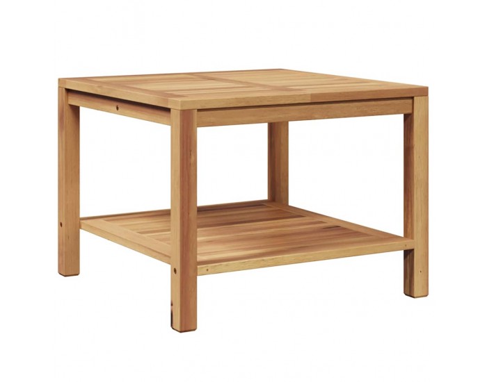 Sonata H Масичка за кафе Кафяво 60 x 60 x 45 cm Тиково дърво масив