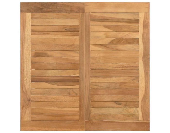 Sonata H Масичка за кафе Кафяво 60 x 60 x 45 cm Тиково дърво масив