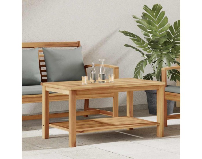 Sonata H Масичка за кафе Кафяво 90 x 50 x 45 cm Тиково дърво масив
