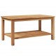 Sonata H Масичка за кафе Кафяво 90 x 50 x 45 cm Тиково дърво масив