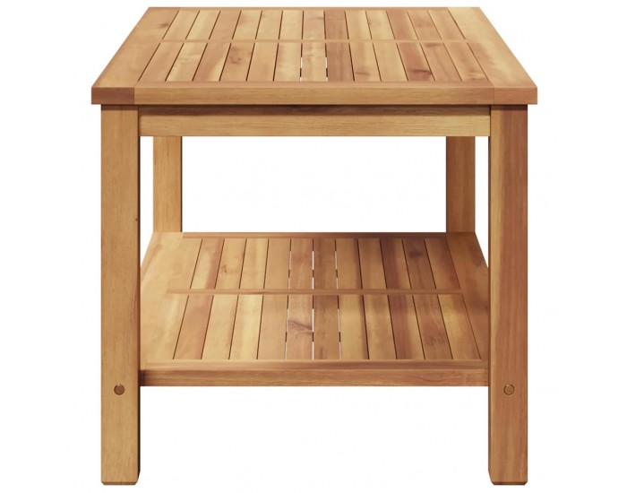 Sonata H Масичка за кафе Кафяво 90 x 50 x 45 cm Тиково дърво масив