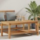 Sonata H Масичка за кафе Кафяво 110 x 55 x 45 cm Тиково дърво масив