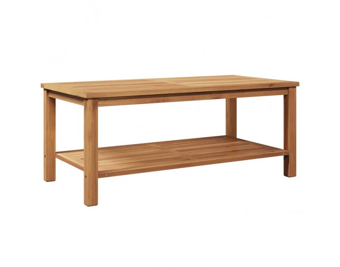 Sonata H Масичка за кафе Кафяво 110 x 55 x 45 cm Тиково дърво масив