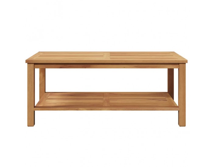 Sonata H Масичка за кафе Кафяво 110 x 55 x 45 cm Тиково дърво масив