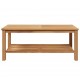Sonata H Масичка за кафе Кафяво 110 x 55 x 45 cm Тиково дърво масив