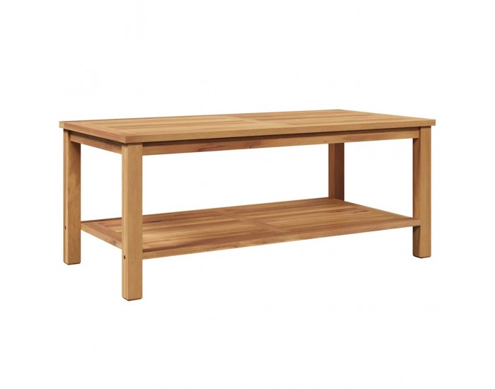 Sonata H Масичка за кафе Кафяво 110 x 55 x 45 cm Тиково дърво масив