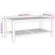 Sonata H Масичка за кафе Кафяво 110 x 55 x 45 cm Тиково дърво масив