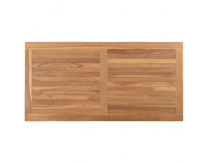 Sonata H Масичка за кафе Кафяво 110 x 55 x 45 cm Тиково дърво масив