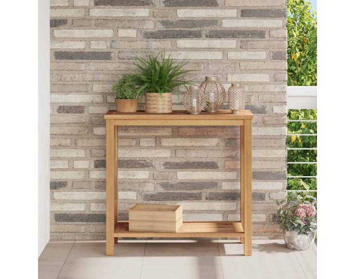 Sonata H Масичка за кафе Кафяво 85 x 35 x 75 см Тиково дърво масив