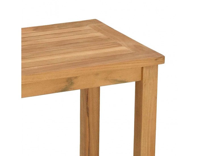 Sonata H Масичка за кафе Кафяво 110 x 40 x 45 cm Тиково дърво масив