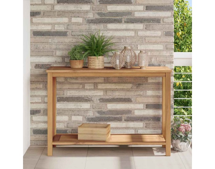 Sonata H Масичка за кафе Кафяво 110 x 40 x 45 cm Тиково дърво масив