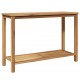 Sonata H Масичка за кафе Кафяво 110 x 40 x 45 cm Тиково дърво масив
