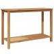 Sonata H Масичка за кафе Кафяво 110 x 40 x 45 cm Тиково дърво масив