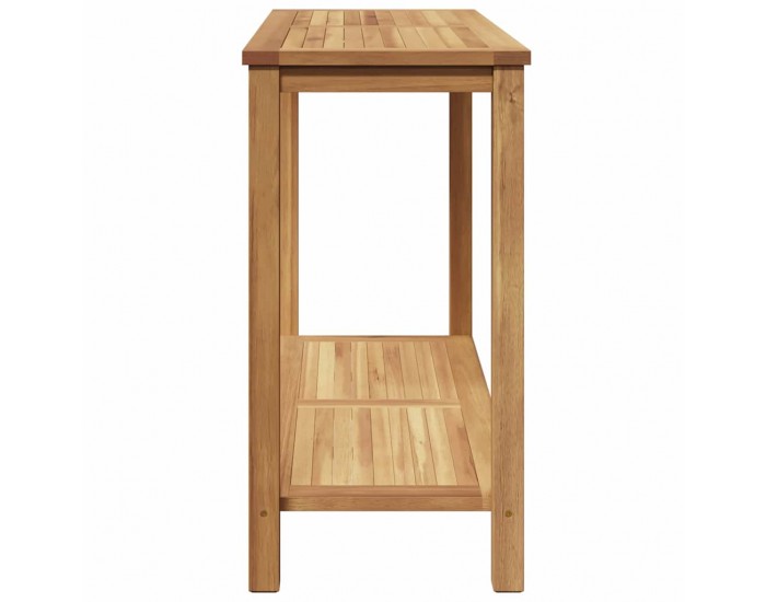 Sonata H Масичка за кафе Кафяво 110 x 40 x 45 cm Тиково дърво масив
