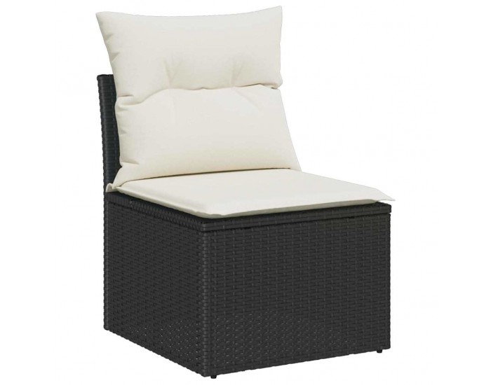 Sonata H Комплект от 8 части градински диван с възглавници Brown Poly Rattan
