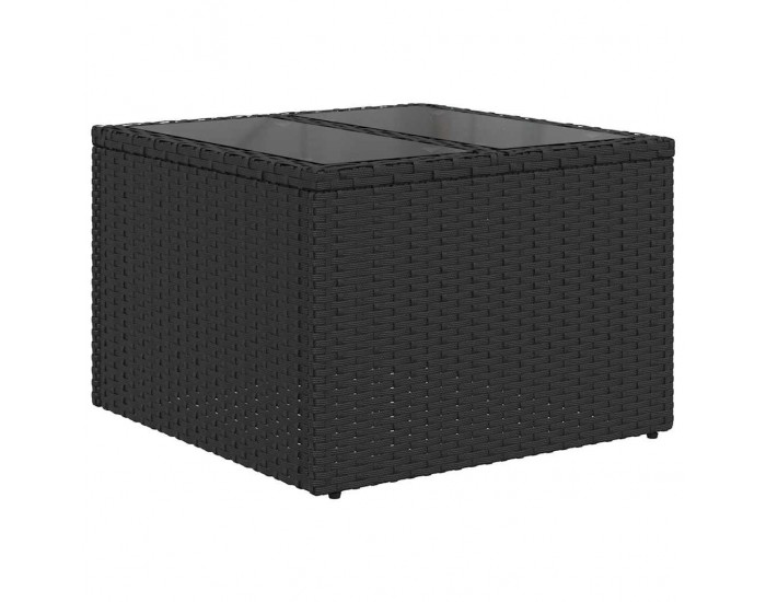 Sonata H Комплект от 8 части градински диван с възглавници Brown Poly Rattan