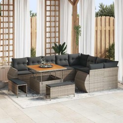 Sonata H Градински Софа Комплект 12 pcs Сив 100 x 100 x 71 cm - Градина