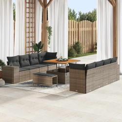 Sonata H Градински Софа Комплект 11 pcs Сив 100 x 100 x 71 cm - Градински Дивани и Пейки