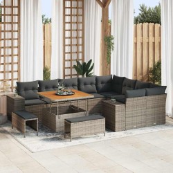 Sonata H Градински Софа Комплект 12 pcs Сив 100 x 100 x 71 cm - Градина