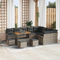 Sonata H Градински Софа Комплект 13 pcs Сив 110 x 55 x 71 см - Градина