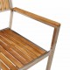 Sonata H Комплект за хранене в градината 7 pcs Акациево дърво масив