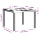 Sonata H Градинска маса Светлосиво 100 x 100 x 73 см полиратан