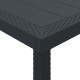 Sonata H Градинска маса Антрацит 150 x 100 x 73 см полиратан