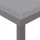 Sonata H Градинска маса Светлосиво 200 x 100 x 73 см полиратан