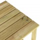 Sonata H Таблица за шезлонг Кафяво 50.5 x 50.5 x 46 см