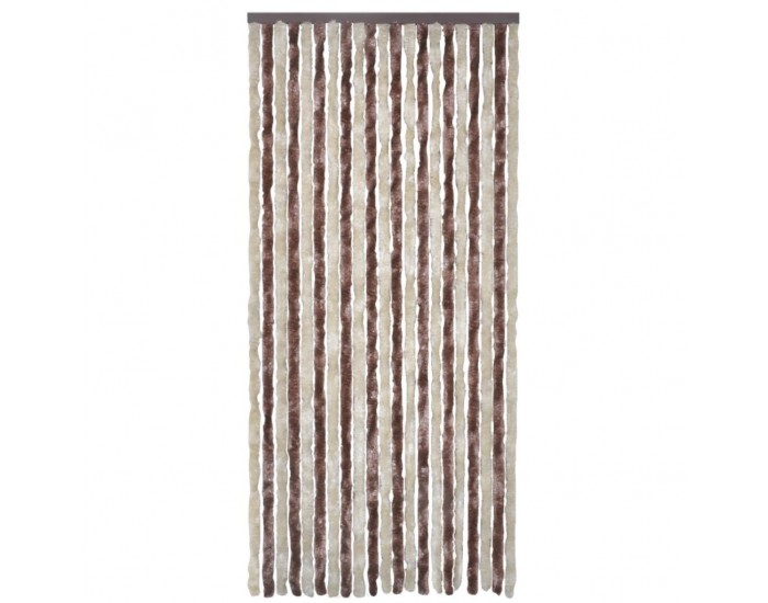 Sonata Завеса против насекоми бежово и светлокафяво 100х220 см шенил -