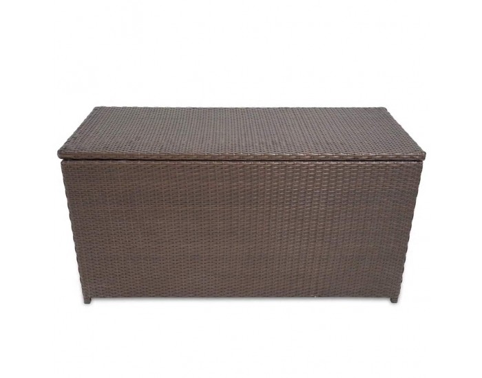 Sonata Градинска кутия за съхранение, кафява, 120x50x60 см, полиратан -