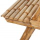 Sonata Маса за пикник, бамбук, 120x120x78 см -