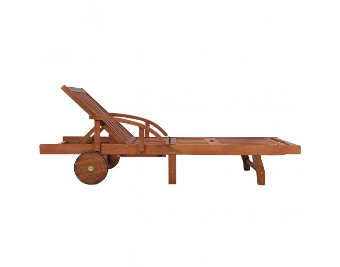 Sonata Шезлонг с възглавница, акациево дърво масив -