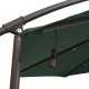 Sonata Висящ чадър с LED осветление, 300 см, зелен, метален прът -