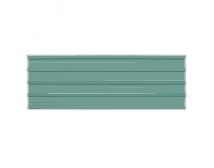 Sonata Покривни панели, 12 бр, поцинкована стомана, зелени -